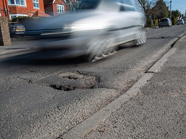 Problems After Hitting a Pothole