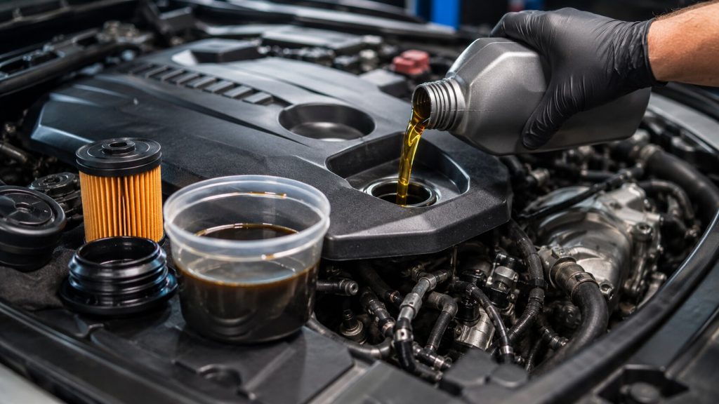 Engine oil maintenance for Denver driving conditions, heat, load, and oil degradation